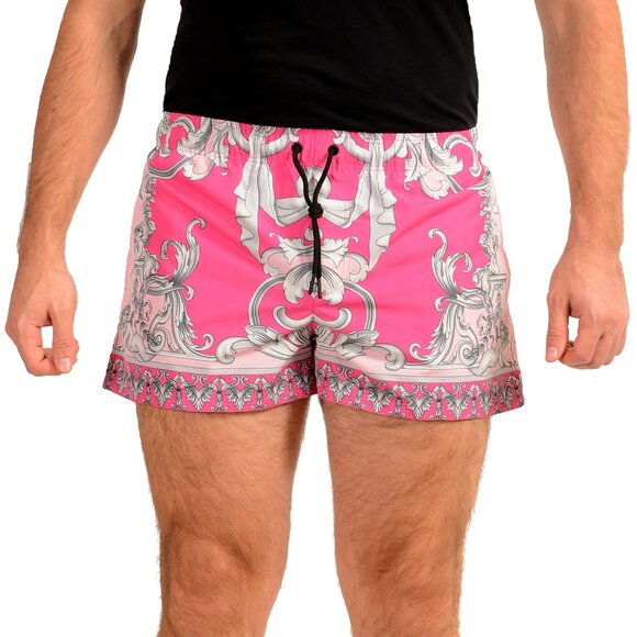 Versace Men's Floral Print Swimwear Swim Board Shorts Versace sz 5 US L IT 52